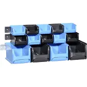 Allit Jeu de bacs à bec ProfiPlus 1+2+3/17 bleu/noir