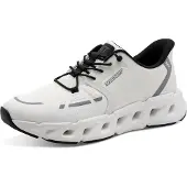 Marco Tozzi Baskets basses 'Sport' gris / noir / blanc