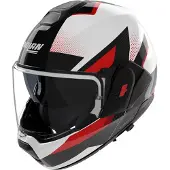 Nolan Casque modulable N120-1 Ciclone, noir/blanc/rouge, M (58)