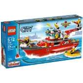 LEGO City 7207 Le bateau des pompiers