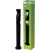 Philips Colonne lumineuse Desi IP44 1,5 W 2700 K noir à LED pour l'extérieur