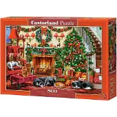 Castorland Puzzle de 500 pièces. Une cheminée chaleureuse