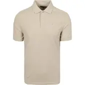 Barbour Polo Piqué Beige