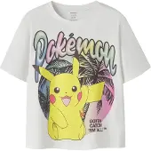 Name it T-Shirt 'NKFMuba Pokemon' jaune / rose / noir / blanc naturel