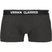 Urban Classics Boxers graphite / noir / blanc