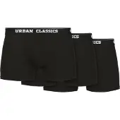 Urban Classics Boxer de - Boxers Organiques - Lot De 3 - S - 5XL - pour Homme - noir - Taille L