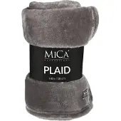 Mica Decorations Plaid Polaire Anthracite 180x130