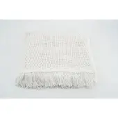 Toison D'or Rideau Blanc Marseillais Tissé 140 X 225cm