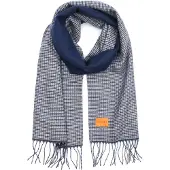 Suitable Écharpe Softfeel Pepita Gris Bleu