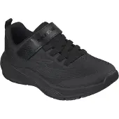 SKECHERS Microspec Advance Klittenband Laag - Zwart - Maat 33