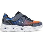 SKECHERS Baskets 'VORTEX 3.0' bleu / gris / orange clair / noir