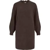 Vila Nikolina Long Sleeve Short Dress Marron XL Femme