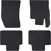 vidaXL Tapis De Voiture 4 Pcs Noir Tpe