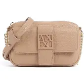 Armani Exchange pour femme. XW000324AF11902U6149 Mini sac à bandoulière avec logo beige (OSFA), Casuel, Polyester