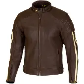 Merlin Icon D3O Veste en cuir de moto perforée
