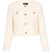 Faina Blazer 'Festive' rose pastel / blanc cassé