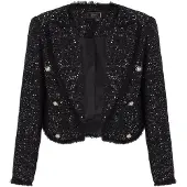 Faina Blazer noir chiné