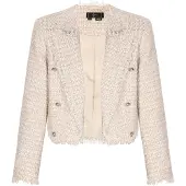 Faina Blazer 'Festive' beige / chamois / gris clair