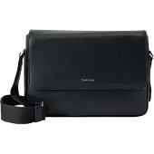 Calvin Klein Messenger 'Metal Logo Messenger' noir
