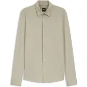BOSS Chemise Slim Fit en tissu stretch performant structuré