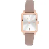 Tamaris Montre à affichage analogique 'Tiny' beige / or rose
