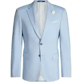 JOOP! Veste de costume bleu clair / blanc
