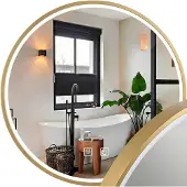 REA Miroir Led P11394 Mmj 50Cm Rose Gold