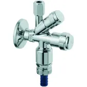 GROHE Eggemann Robinet d'angle WAS DN 15 avec aérateur chromé - 41082000