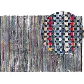 Beliani Billian 140 x 200 cm multicolore ALANYA flocons de coton (200 x 140 cm)