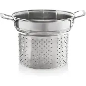 Orion Insert à pâtes en inox pour casseroles de 20 cm