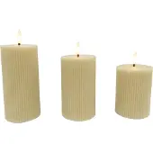 Relaxdays 3x bougies (3x)