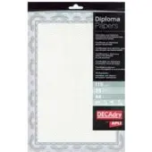 Agipa Papier design "Diploma", DIN A4, 115 g/qm, bleu (A4, 25 feuilles, 115 g/m²)