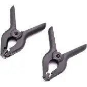 Caruba Achtergrond Klem Zwart Groot (2 stuks) 536403