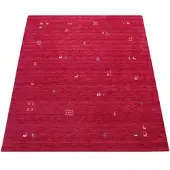 Paco Home Tapis salon à poils courts, motif ethnique géométrique, fait main, Gabbeh, dimensions 80 x 150 cm