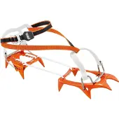 Petzl - Crampons de ski de randonnée - Leopard Flexlock en Aluminium - Orange