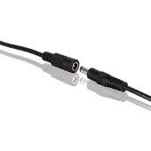 Velleman Connecteur dalimentation cc avec câble (mâle-femelle) lcon07