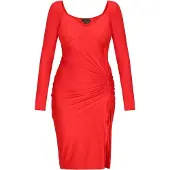 Faina Robe 'Festive' rouge