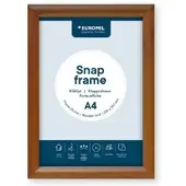 Europel Cadre pour affiches DIN A4 25 mm aspect bois
