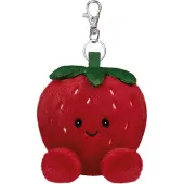 Aurora Palm Pals Strawberry Plü sch-Schlü sselanhä nger 10 cm