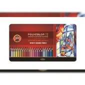 Taidepiste Polycolor Artist's Coloured Pencils Coffret crayons de couleur Coloré 72 pièces
