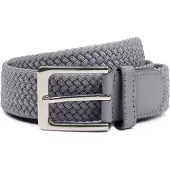 Suitable Ceinture tissée Gris Foncé