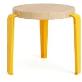 TIPTOE Mini Lou Oak pour Enfants Tabouret Sun Yellow