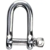 PLASTIMO Manille D Forged argent 12 mm argent 12 mm