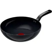 Tefal Cook & Change C4851935, Rond, Wok/Poêle à frire, Noir, Céramique, Aluminium, 1 pièce