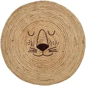 Rice Tapis Lion Face