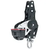 Harken Violon De Charge Avec Taquet Coinceur à Came Et Poulie à Crochet 57 Mm