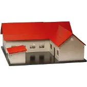Krea Ferme - Bois - 60x60 cm - Naturel/Rouge - - UneTaille - Jouets