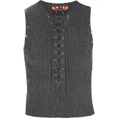 MyMo ROCKS Tops en tricot gris foncé