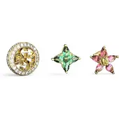 GUESS Charming Secret Garden Ohrring-Set (3 Ohrringe) JUBE06038JWYGMCT/U
