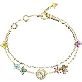 GUESS Bracelet jaune / or / vert / violet